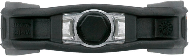CONTEC Pedales de plataforma CPI-036 - negro-plata/universal