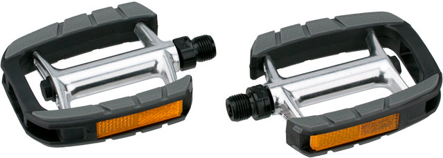 CPI-036 Plattformpedale - silber-schwarz/universal
