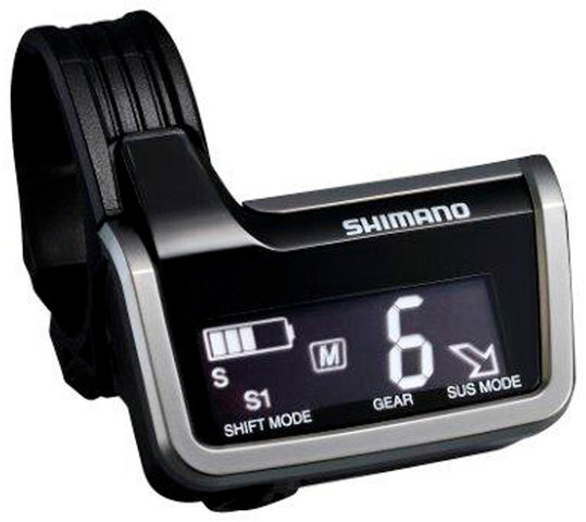 Shimano XT Di2 M8050 1x11 Elektronik Kit - schwarz/Klemmschelle / mit Display