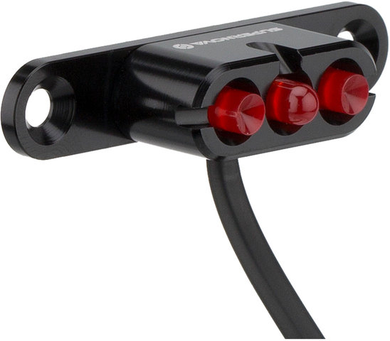 Supernova Luz trasera de portaequipajes E3 Tail Light 2 LED 12 V c. aprob. StVZO - negro pulido/Portaequipajes