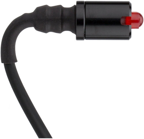 Lampe Arrière à LED E3 Tail Light 2 6V pour le Porte-Bagages (StVZO) - noir anodisé/porte-bagages
