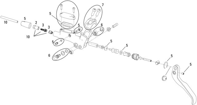 Avid Spare Juicy Ultimate Brake Lever - 3/universal