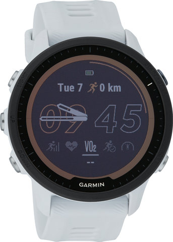 Garmin Forerunner 955 Solar GPS Lauf- und Triathlon-Smartwatch - weiß-schwarz