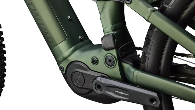 Specialized Bicicleta de Montaña Eléctrica Turbo Levo 4 Alloy 29"/27,5" - satin cypress metallic-dark moss green/155,0 mm/160 /29" (delantero), 27,5" (trasero)/L