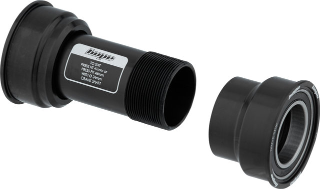 Hope Edelstahl Pressfit Innenlager 41 x 24 mm - black
