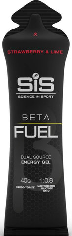 SIS Beta Fuel Energy Gel, 6 pack - strawberry-lime