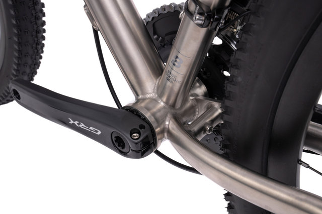 Bombtrack HOOK EXT TI vélo gravel en titane - titanium-black/27,5" (650B)/M
