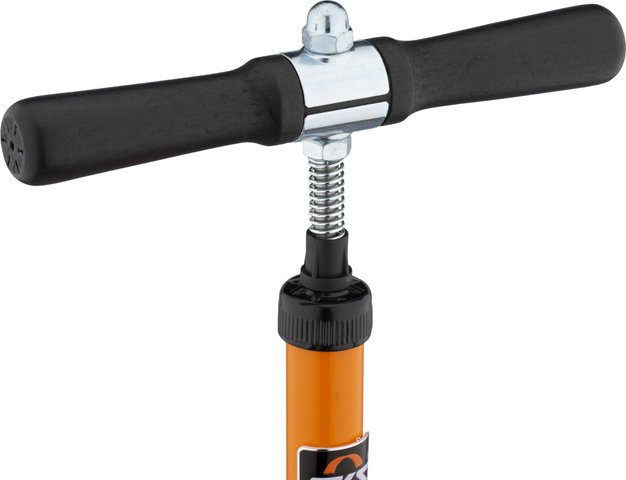 SKS Rennkompressor Standpumpe mit Multivalve-Schlauchanschluss - orange
