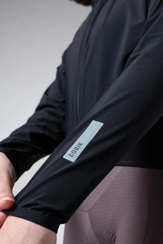 GOBIK Chaqueta Impermeable Unisex Selkie - ink black/XS