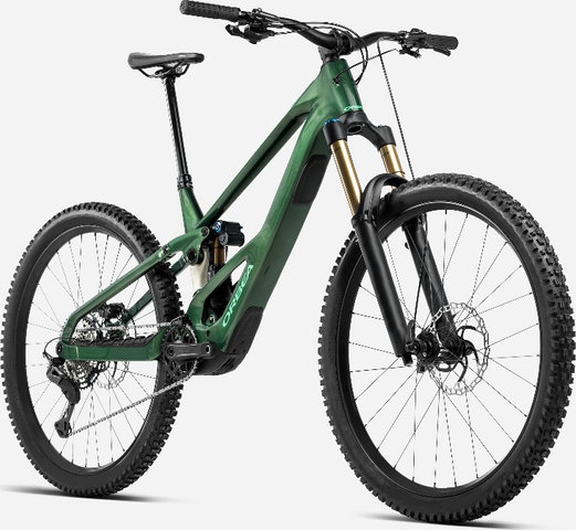 Orbea Wild LT H10 Carbon 29" E-Mountain Bike - racing green-white cream | 44 mm | 29" | S | 170 mm | 155,0 mm