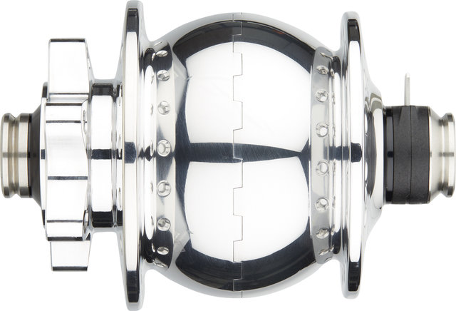 SON 28 12 Disc 6-hole hub dynamo - polished/32
