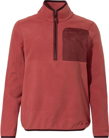 VAUDE Jersey de lana con media cremallera para mujer Rosemoor - brick/36/XS