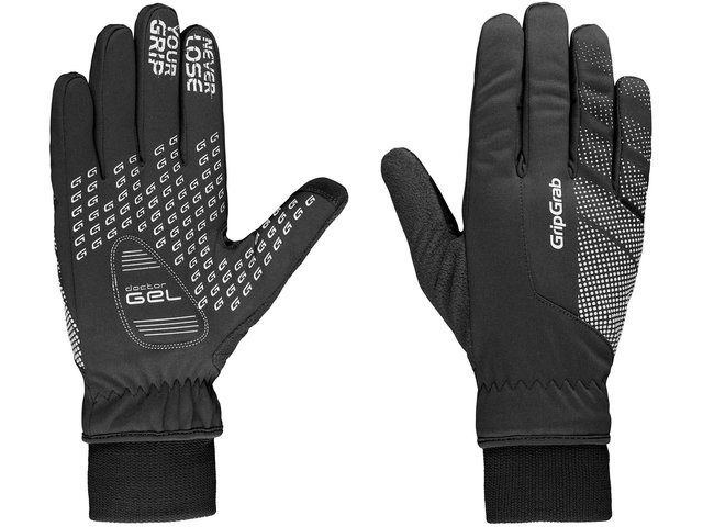 Ride Windproof Winter Full Finger Gloves - black/M
