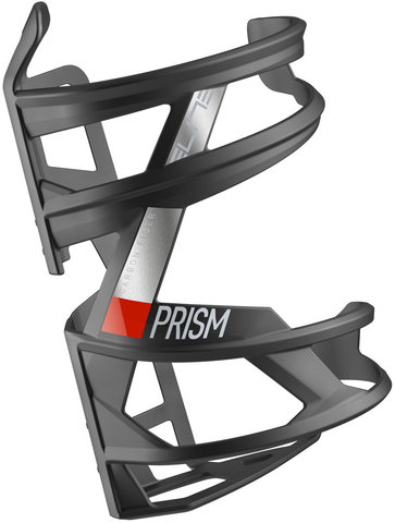 Prism Carbon Linksträger / Rechtsträger Flaschenhalter - schwarz-rot matt/rechts