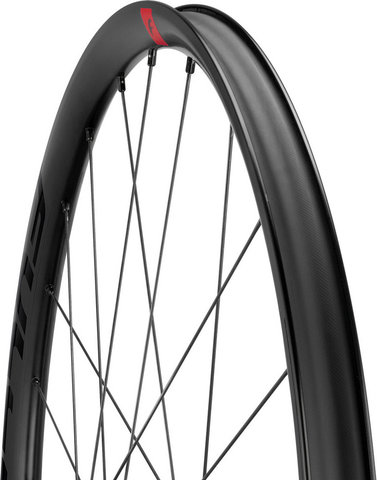 Fulcrum Rapid Red 5 DB Disc Center Lock 28" Laufradsatz - schwarz/Non Boost/Non Boost/142 mm/100 mm/28"/Shimano Road/100 mm/Shimano Road/100 mm/142 mm