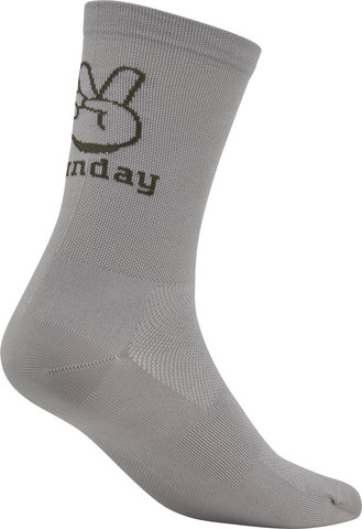 Northwave Chaussettes Sunday Monday - light grey-forest green/40 - 43