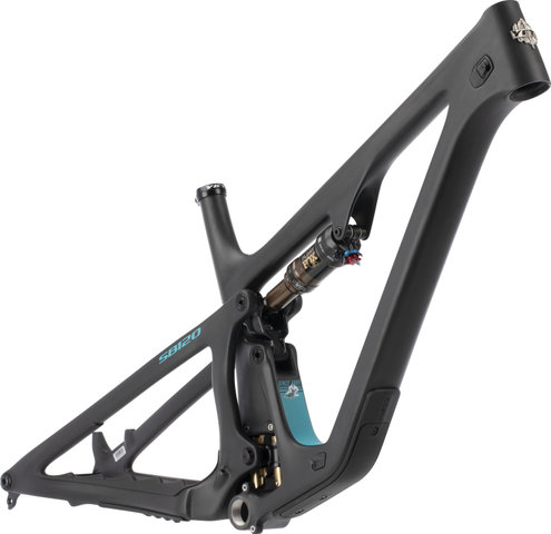 Yeti Cycles SB120 TURQ Carbon 29" Rahmenkit - raw carbon | 44 mm | L
