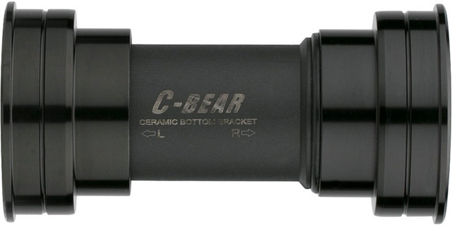 C-BEAR Boîtier de Pédalier BB86/92 Shimano MTB / Cyclocross 41 x 86,5-92 mm - noir/Pressfit