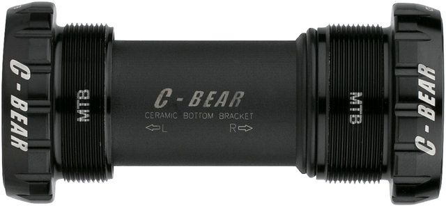 C-BEAR Boîtier de Pédalier BSA Shimano MTB - noir/BSA