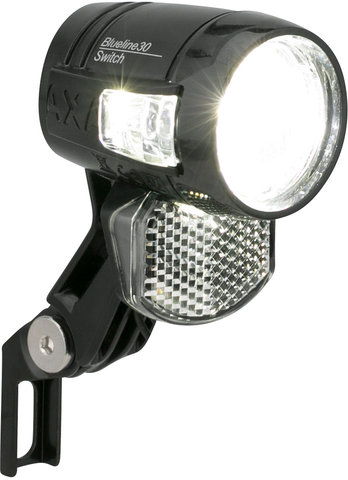 Axa Luz delantera Blueline 30 Switch LED con aprobación StVZO - negro/universal