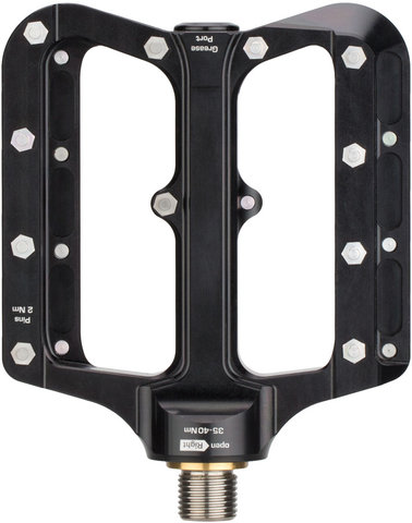 Syntace NumberNine2 Titanium Platform Pedals - raceblack/S