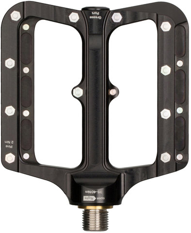 Syntace NumberNine2 Titanium Platform Pedals - raceblack/M