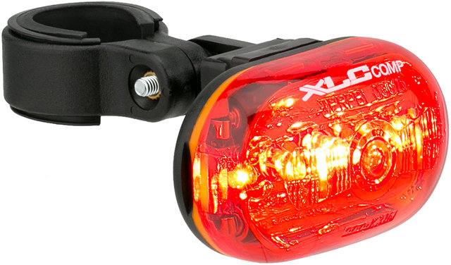 XLC Rear Beamer Oberon 5X CL-R09 Rear Light - StVZO Approved - black-red/universal