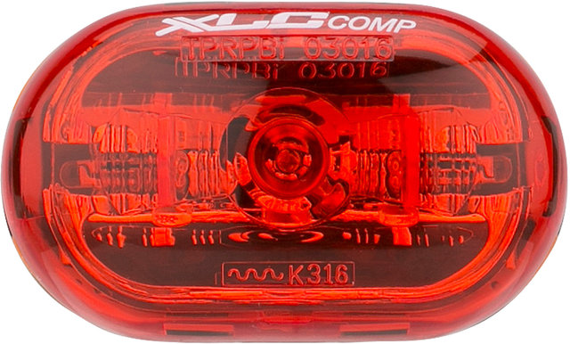 Lampe Arrière Rear Beamer Oberon 5X CL-R09 (StVZO) - noir-rouge/universal