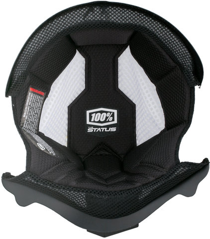 100% Status Youth Helmet Padding - grey/M