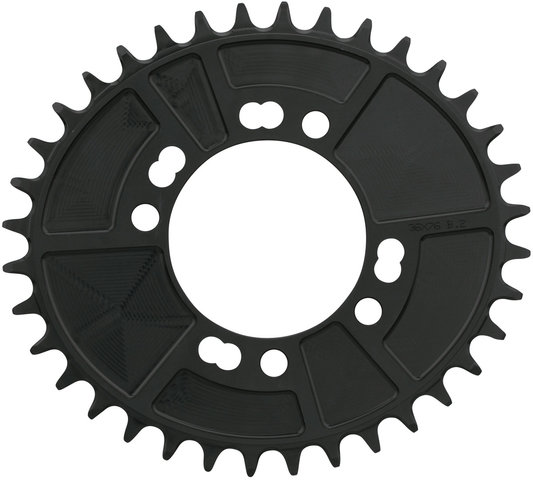Kettenblatt QX1 MTB, 4-Arm, Q-Rings, 76 mm Lochkreis - schwarz/36 Zähne