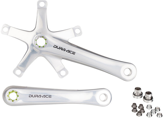 Shimano Dura-Ace Track Kurbel FC-7710 Octalink - silber/170,0 mm