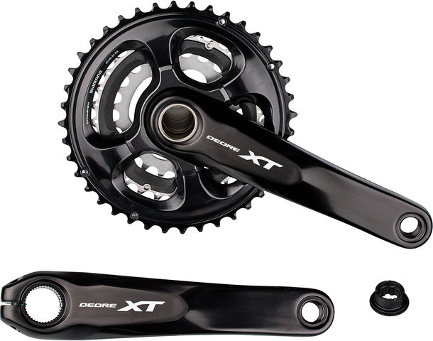 Shimano XT Kurbelgarnitur FC-M8000-3 Hollowtech II - schwarz/175,0 mm 22-30-40