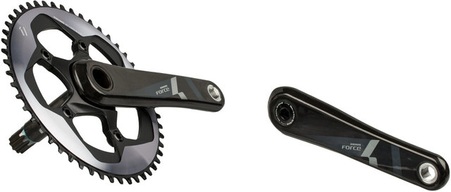 SRAM Force 1 GXP 11-fach, 110 mm Kurbelgarnitur - grey anodized/172,5 mm 50 Zähne