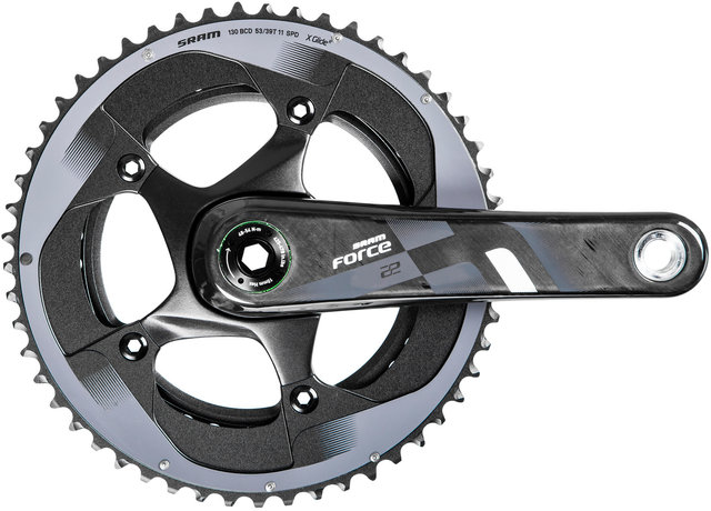 SRAM Force 22 BB30 11-speed Carbon Crankset - black/170.0 mm 39-53