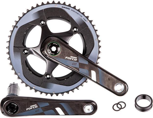 SRAM Force 22 BB30 11-fach Carbon Kurbelgarnitur - black/170,0 mm 39-53