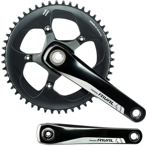 SRAM Juego de bielas Rival 1 GXP 11 velocidades - black/172,5 mm 50 dientes