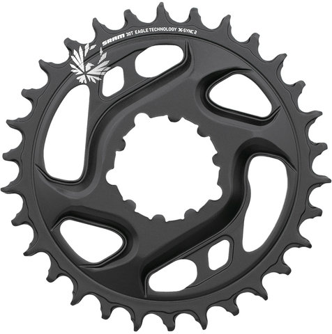 SRAM X-Sync 2 CF Direct Mount 6 mm Chainring for X01/XX1/GX Eagle - black/30 tooth