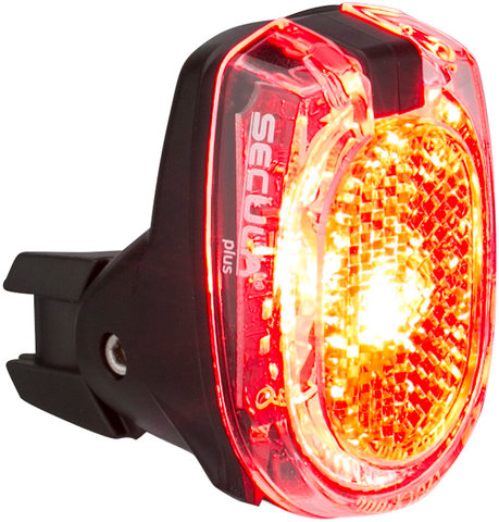 busch+müller Secula Plus LED Rear Light - StVZO Approved - red-transparent/stay mount