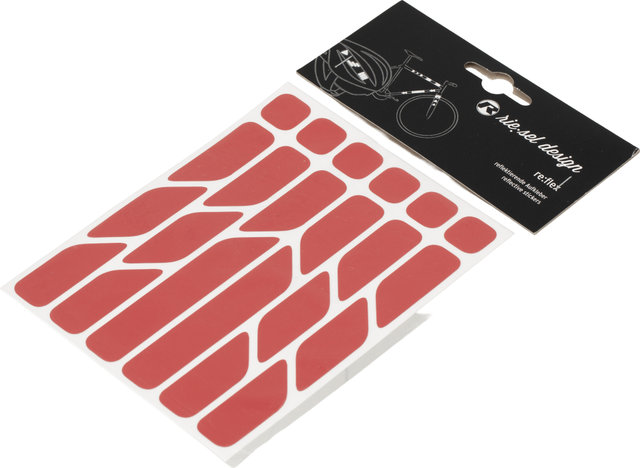 rie:sel design Re:Flex Everywhere Reflector Set - red | universal