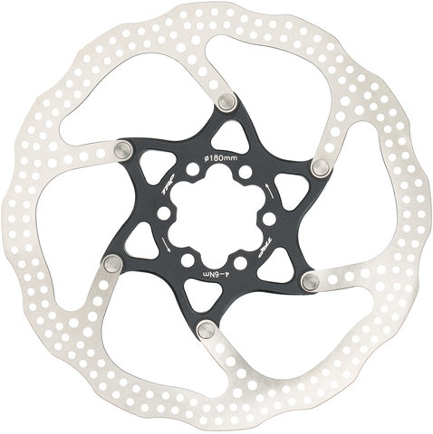 TRP TR-13 6-hole 2-piece Brake Rotor - black-silver/180 mm