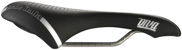 Selle Italia DIVA Gel Superflow Saddle - black/S