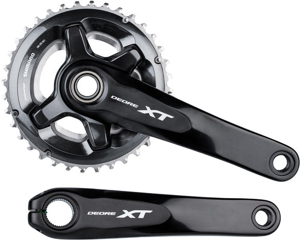 Shimano XT Kurbelgarnitur FC-M8000-B2 Hollowtech II - schwarz/175,0 mm 26-36