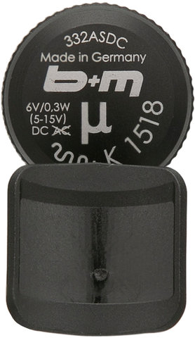busch+müller Mü E LED Rear Light for E-Bikes - StVZO Approved - black/universal