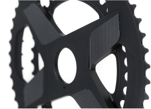 Set de Pédalier ALDHU 3D+ avec Direct Mount Spidering, noQ - noir mat/175,0 mm 36-52