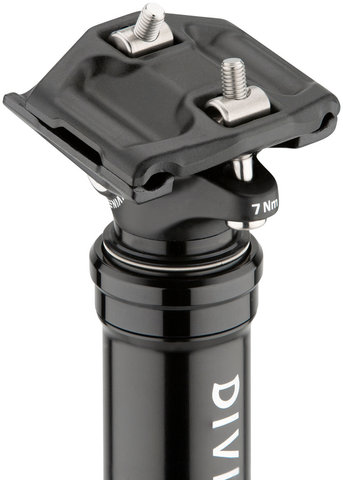 BikeYoke Divine SL 80 mm Dropper Post w/o Remote - black/31.6 mm / 400 mm / SB 0 mm