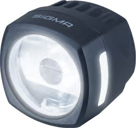 Sigma Front light LED EOX FL 150 e-bikes with StVZO approval - black