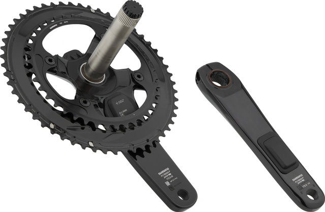 Shimano Dura-Ace Powermeter Kurbelgarnitur FC-R9200-P Hollowtech II - schwarz/172,5 mm 40-54