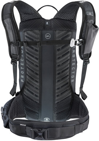 evoc FR Lite Race Protector Backpack - carbon-grey black/10 litres, M/L