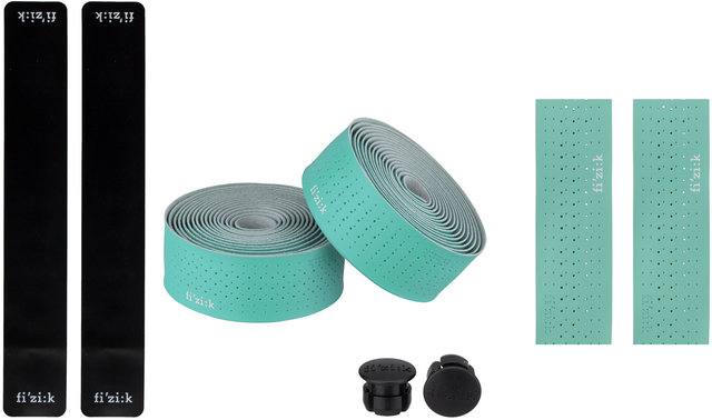 Tempo Microtex Classic Handlebar Tape - celeste (bianchi-green)/universal