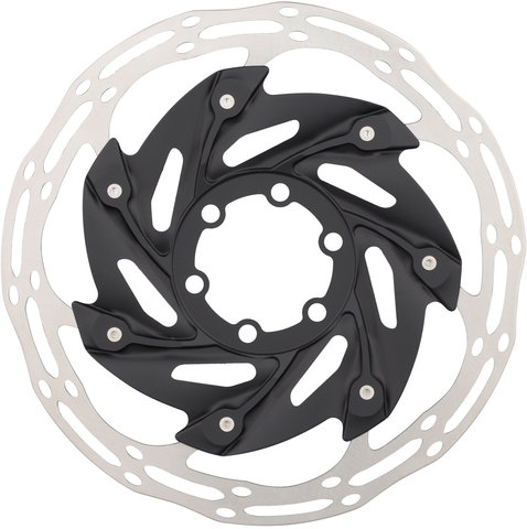 Disco de frenos Centerline Rounded XR 6 agujeros 2 piezas - black-silver/160 mm